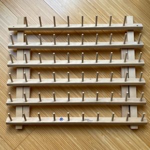 58 Spool Wooden Mega Mini Thread Rack / Thread Holder / Organizer